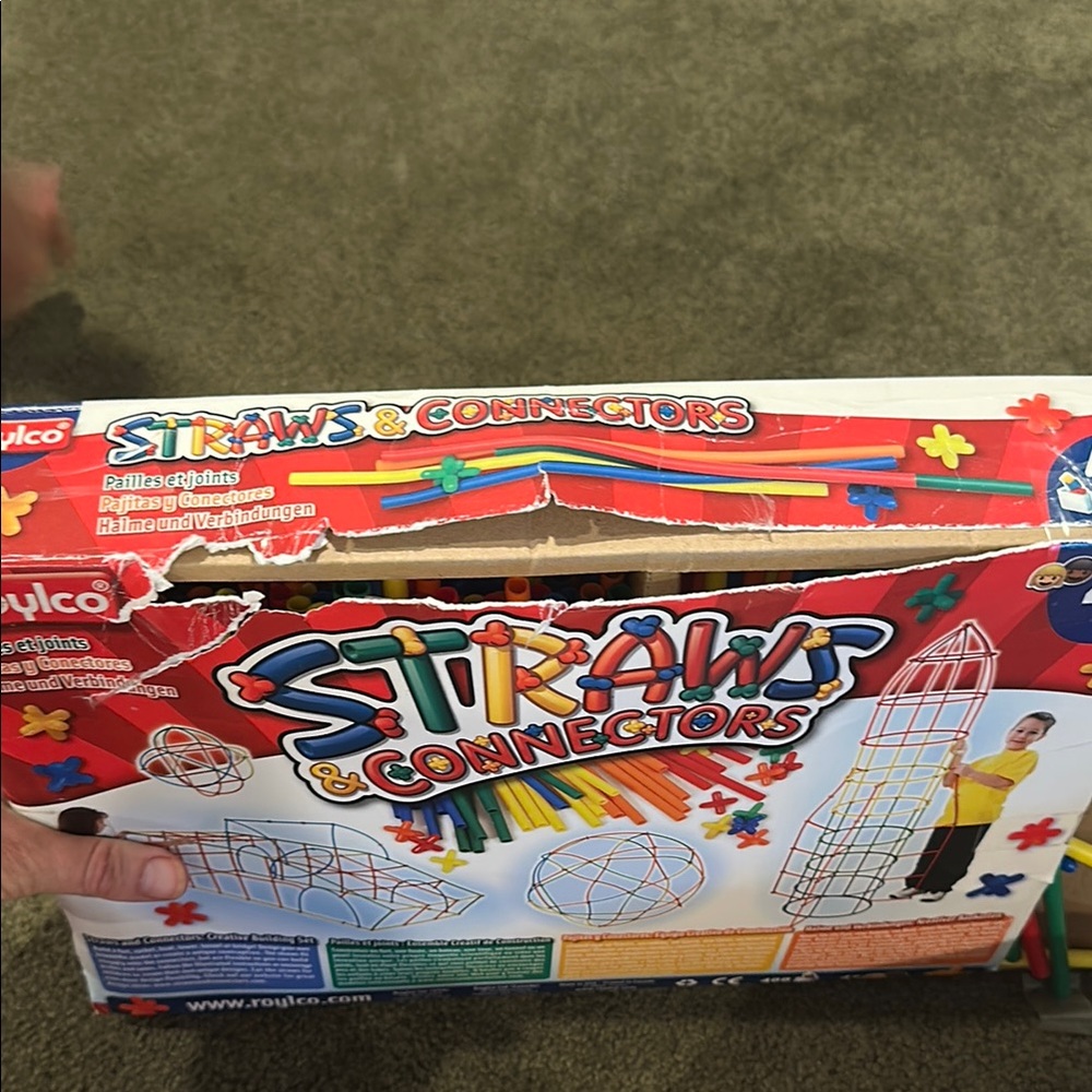 Straws & Connectors Building Set - Multicolor - Picture 3 of 7